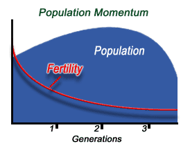 population momentum graph